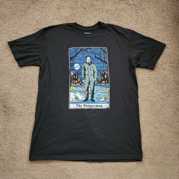 Black Michael Myers Tarot Tee, Women's XL - Picture 2 of 6